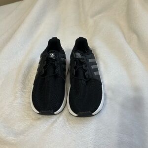 Adidas Black and Gray Running Shoes